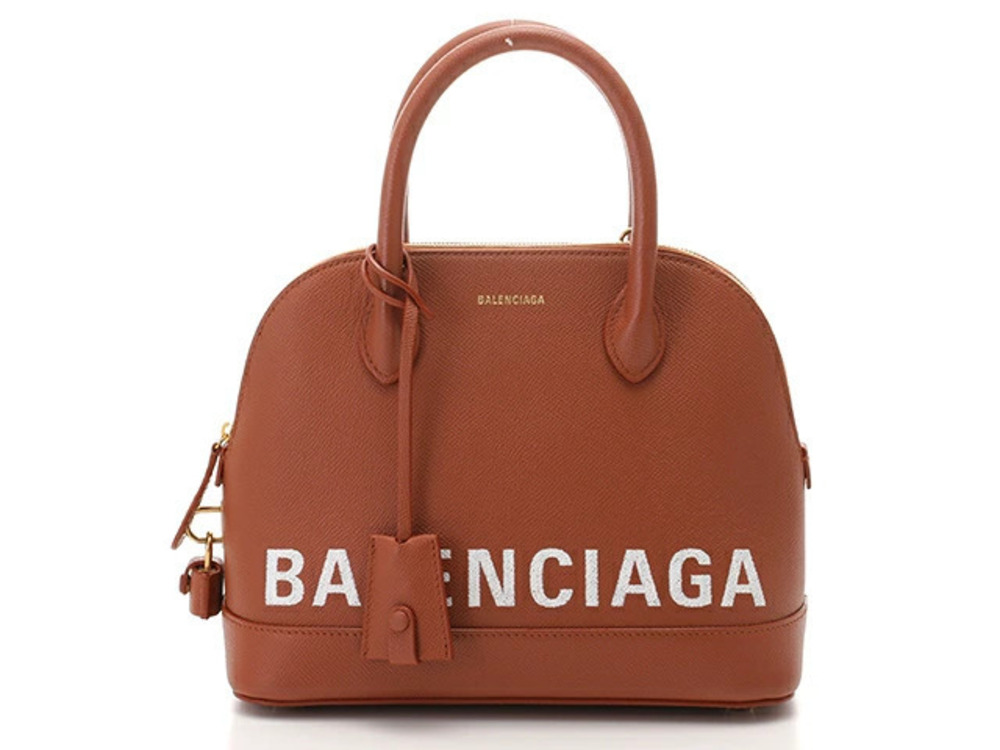 Balenciaga Bag Handbag Shoulder Virutop Handle Brown